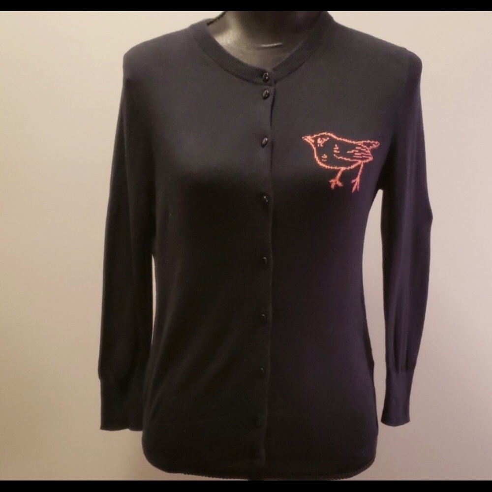 J.Crew navy cardigan, size small.